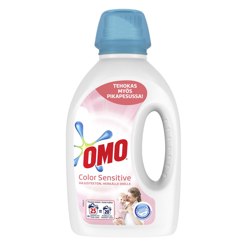 Гель и жидкости для стирки Omo Color Sensitive 1L/20w 8710447330685 ...